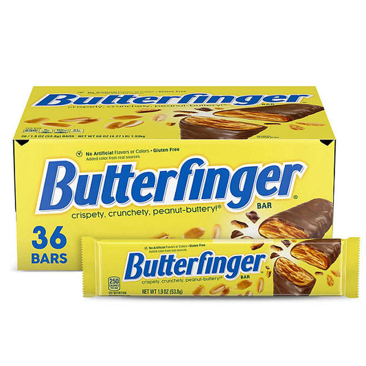 Butterfinger Chocolate Peanut Butter Candy Bar 1.9oz (Box of 36)