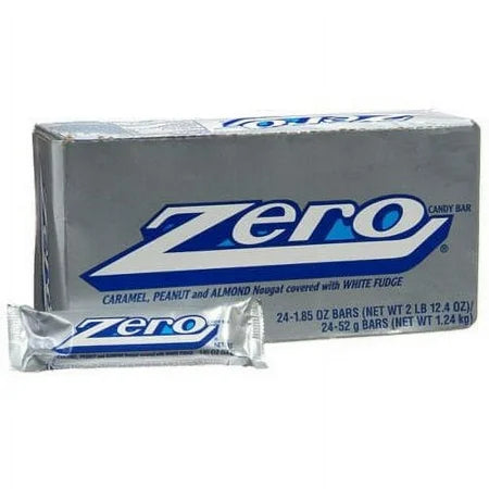 Zero Candy Bars 1.85 Oz. 24 Count