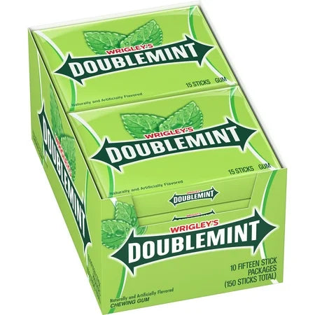 Wrigley's Doublemint Gum 10pk/15sticks