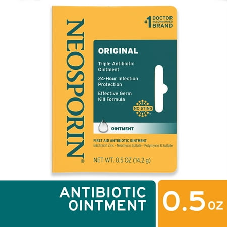 Neosporin First Aid Antibiotic Ointment, 0.5-Ounce