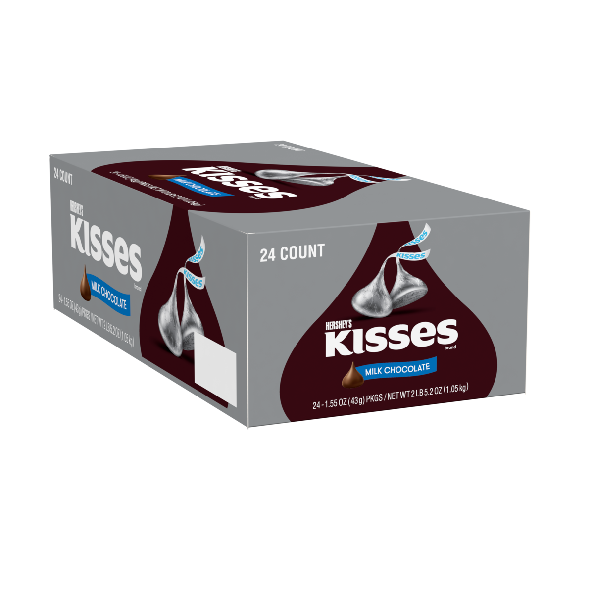 HERSHEYS KISSES Milk Chocolate Pieces, 56 Oz, 330/Bag (HEC12295) | Quill