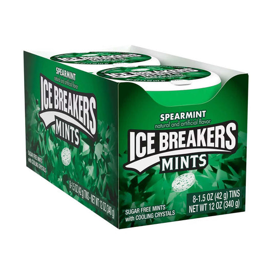 ICE BREAKERS 1.5 Oz Spearmint Sugar Free Breath Mints