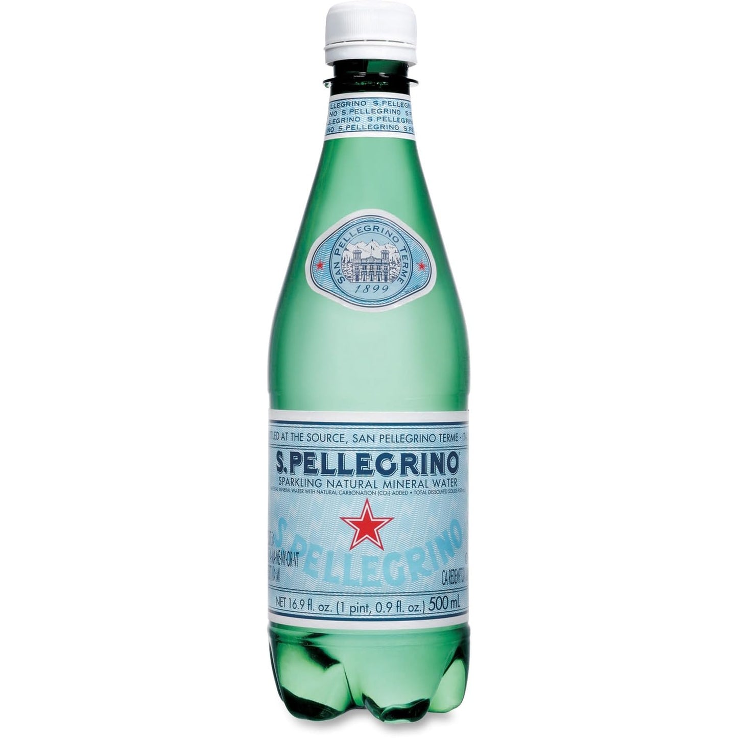 S.Pellegrino San Pellegrino Natural Mineral Sparkling Water, 16.9 Oz, 24/Carton