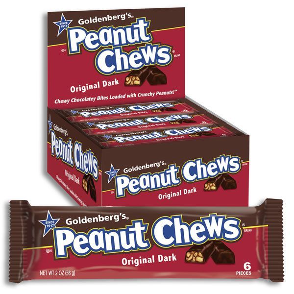 Goldenberg S Peanut Chews Original Dark 24ct 2oz