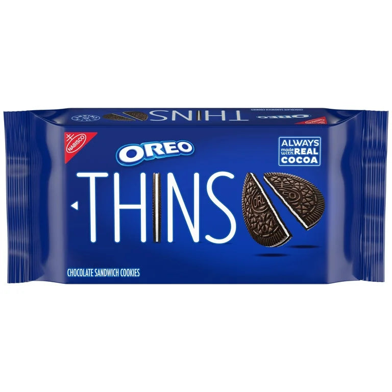 Oreo Thins Chocolate Cookie Sandwich, 9.21Oz
