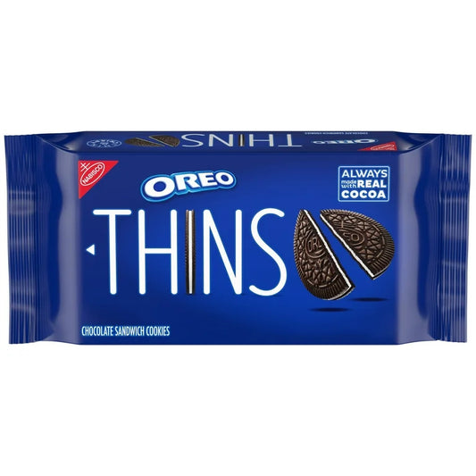 Oreo Thins Chocolate Cookie Sandwich, 9.21Oz