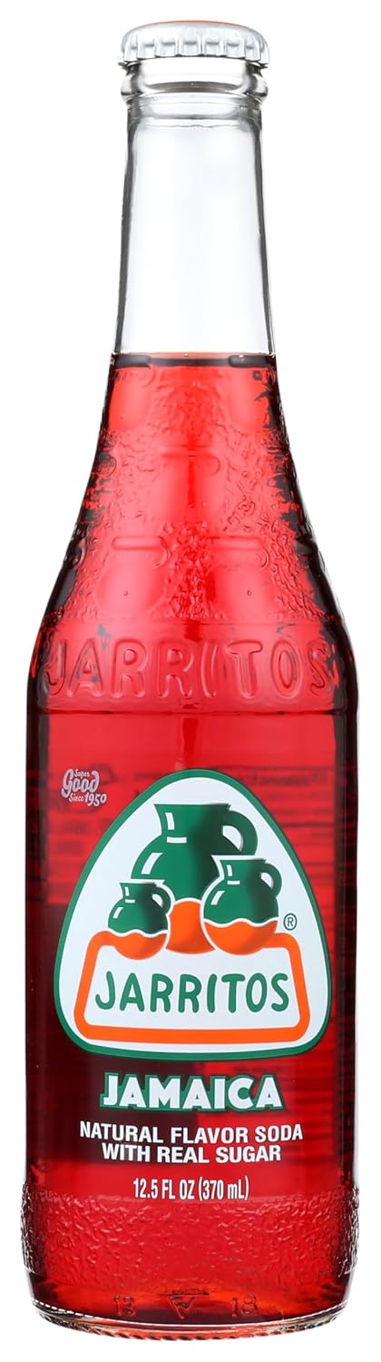 Jarritos Jamaica Hibiscus Soda (12.5 fl oz Glass Bottle)