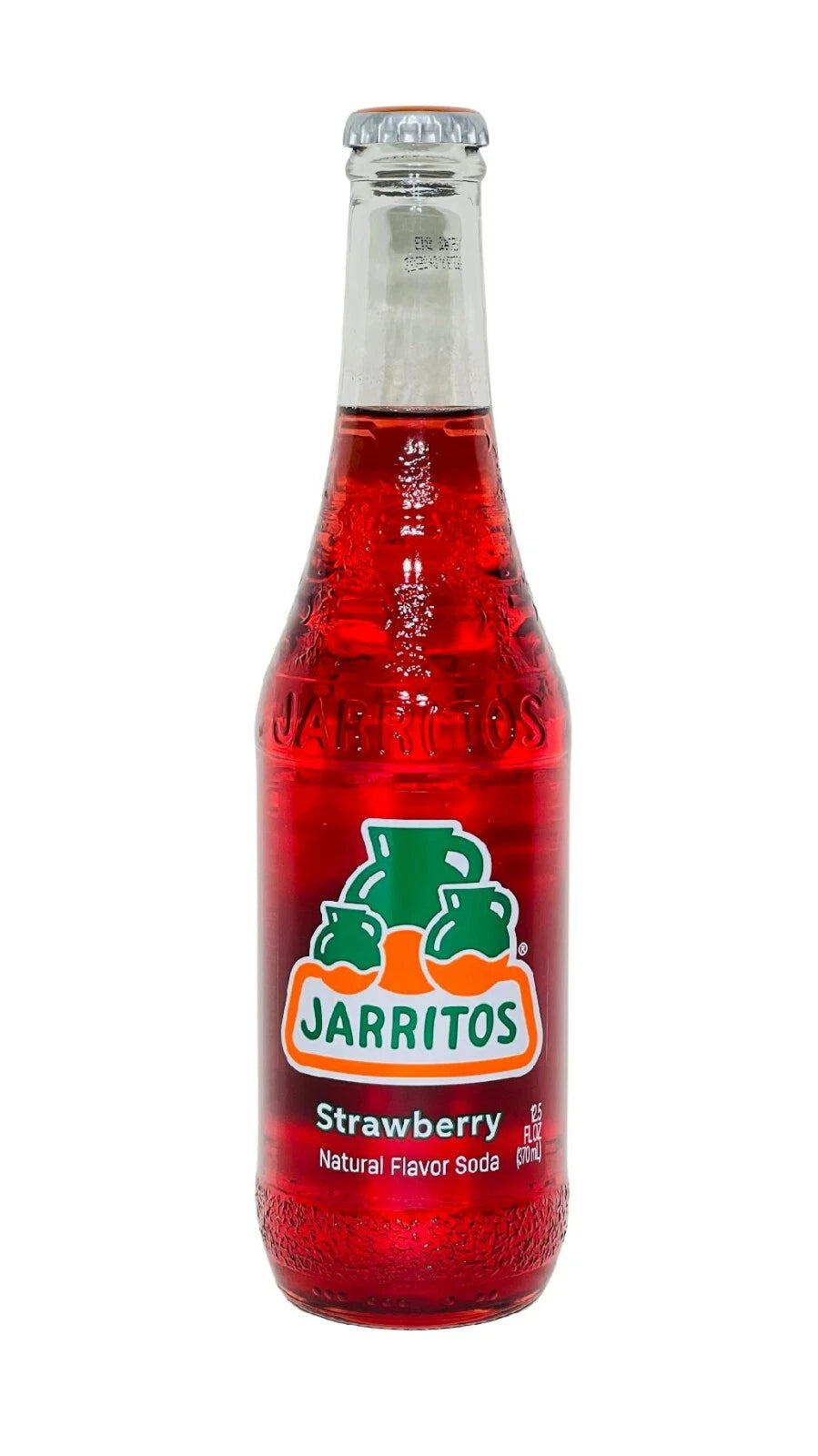 Jarritos Strawberry Soda (12.5 fl oz Glass Bottle)