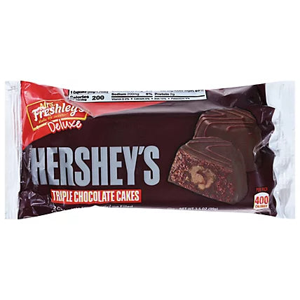 Mrs. Freshley’s Hershey Triple Chocolate Cakes (8 Count)