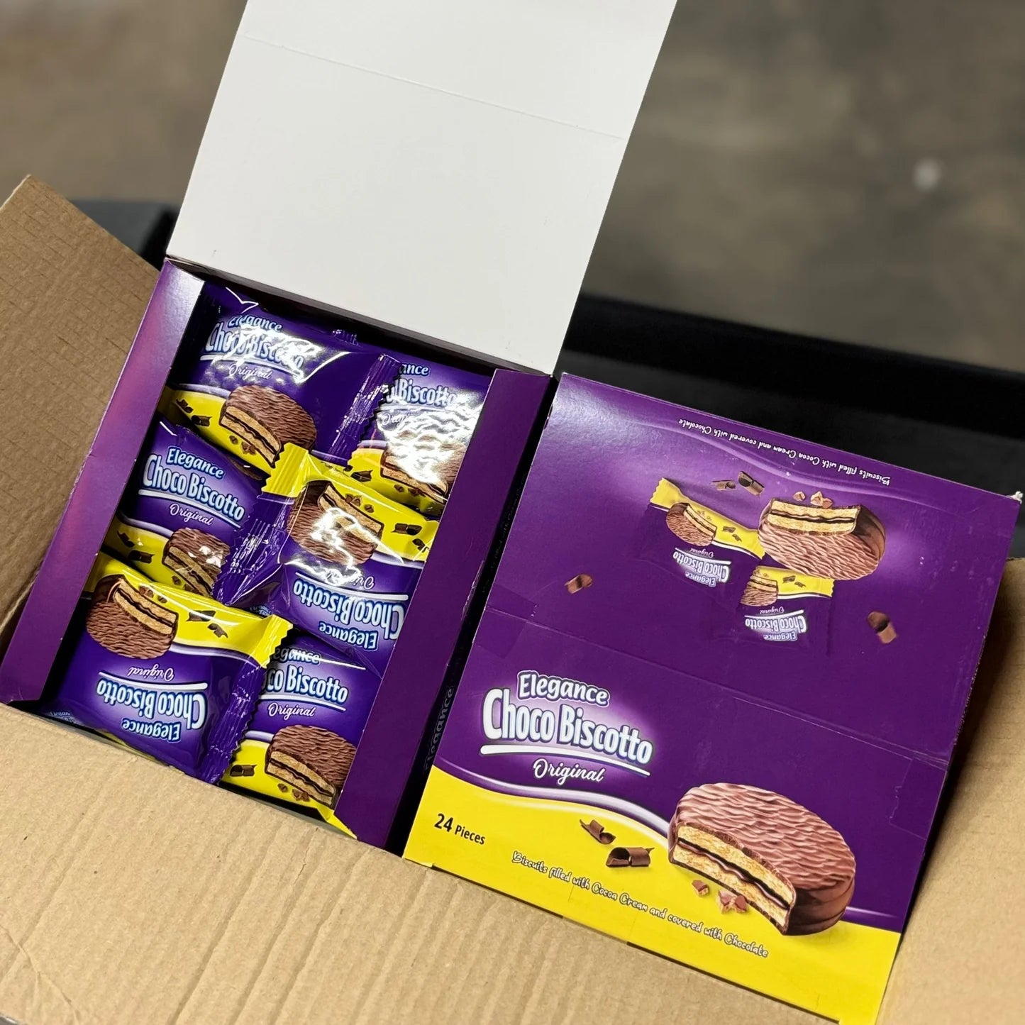 Elegance Biscotto Cocoa Biscuit Original 24-26g