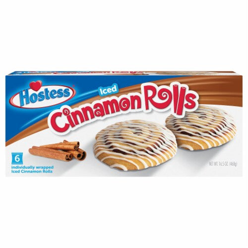 Hostess Iced Cinnamon Rolls 6-4Oz