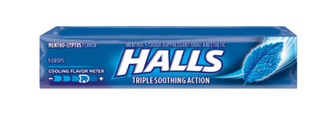 Halls Relief Mentho-Lyptus Menthol Flavor Cough Drops, 20 Packs