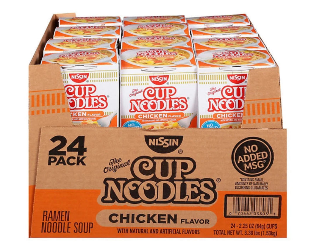 Nissin Cup Noodles Chicken 24-2.25oz