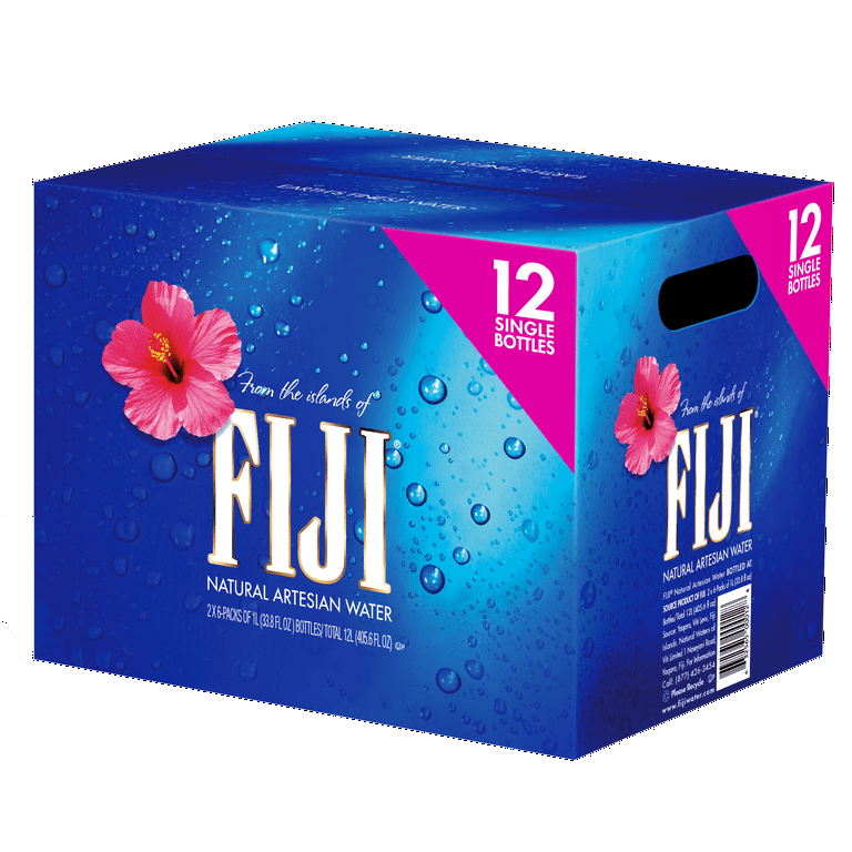 FIJI Natural Artesian Water 33.8 Fl Oz (Pack of 12)