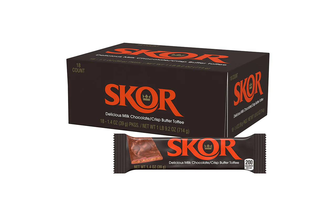 Skor Bar Chocolate 18ct