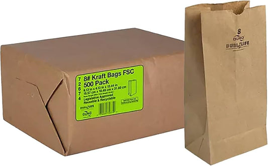 Kraft FSC Brown Paper 500 Bags