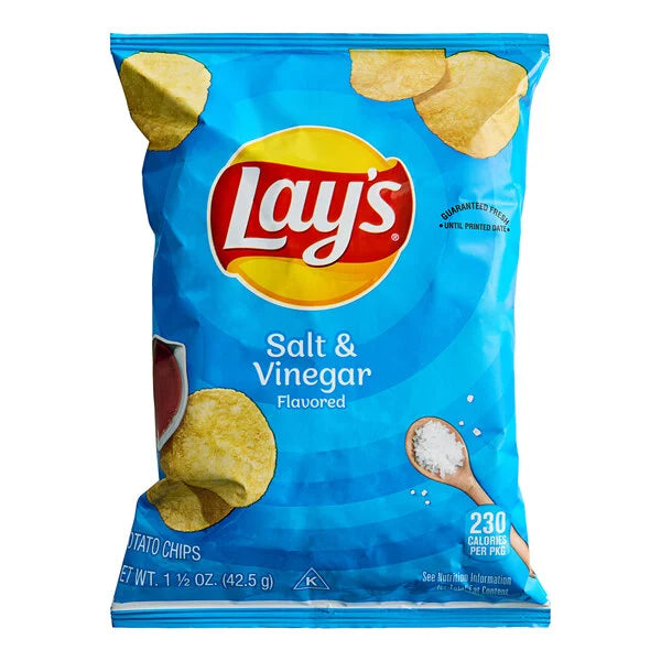 LAYS SALT & VINGAR 24 COUNT