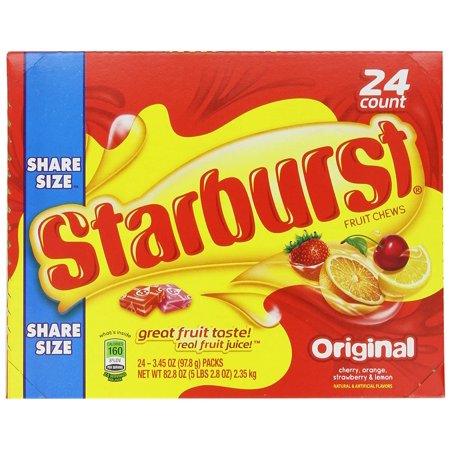 Starburst Original Share Size 24 Count 3.45 Oz