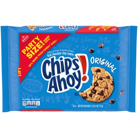 Chips Ahoy! Real Chocolate Chip, Original, Family Size Cookies - 18.2 Oz
