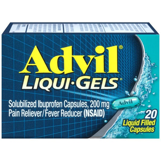 Advil Liquid Gels Tablets 20 Tablet, (6 Count)—Medicine