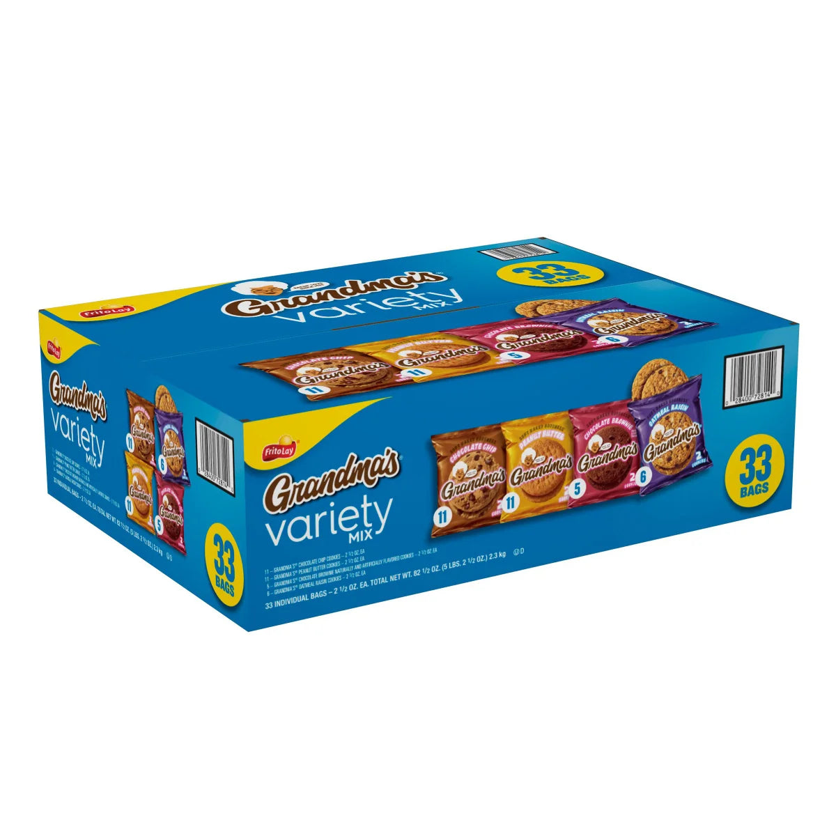 Grandma's Cookies Variety 33Pack