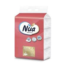 Nua Facial Tissue 220x4, (10 Count) - towels