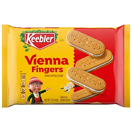 Keebler Vienna Fingers Crème Filled Cookies 12Oz
