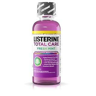 Listerine Total Care Anticavity Mouthwash Fresh Mint, 3.2 oz