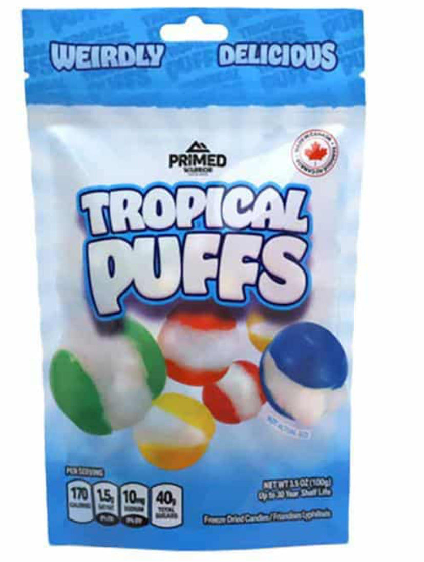 Tropical Puffs Freeze Drier Candies 12-1.2Oz