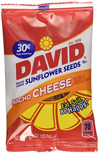 David Sunflower Seeds Nacho Cheese 36-0.8Oz