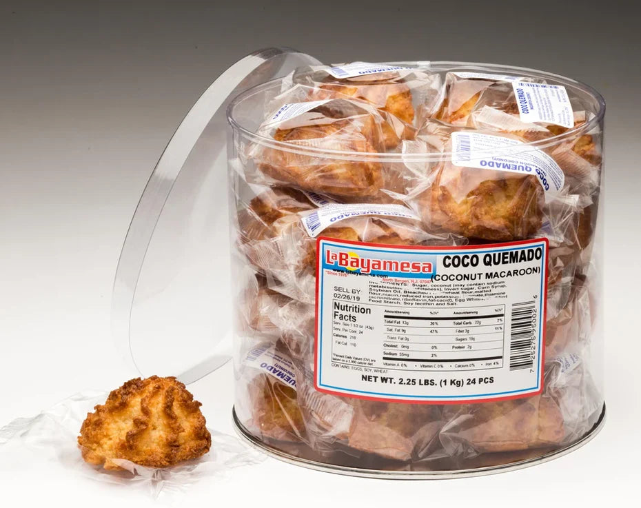 LaBayamesa Coconut Macaroon 24Pck