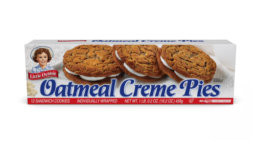 Little Debbie Oatmeal Crème Pies 2.5Oz, (12 Count)