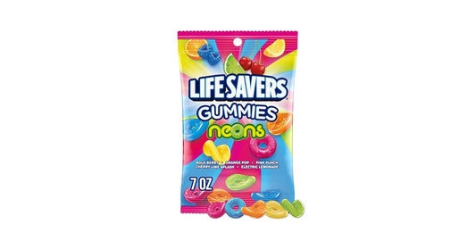 Lifesaver Gummi Neon 12-7Oz Brown Box