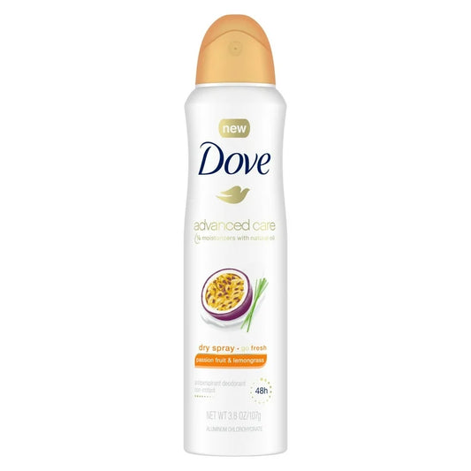 Dove Passion Fruit And Lemongrass Spray 6 x 150ML