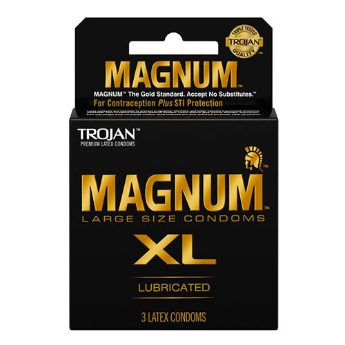 Trojan Magnum XL Extra Large Lubricated Latex Condoms