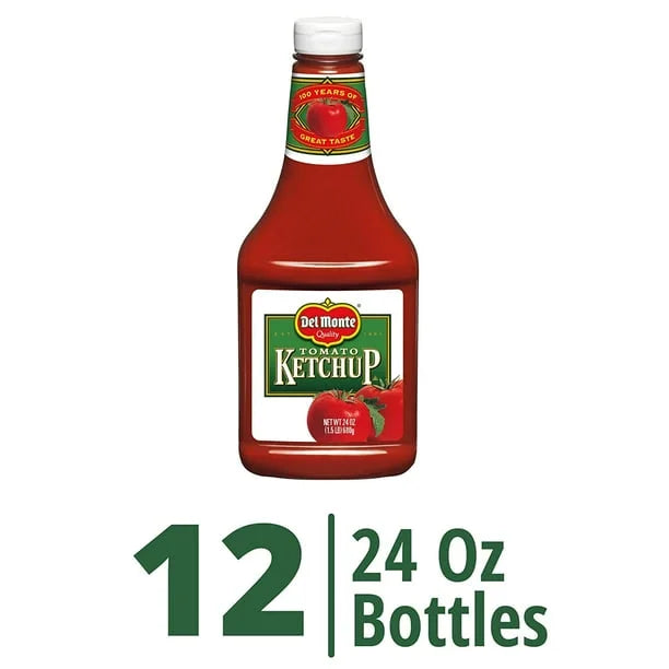 Del Monte Quality Tomato ketchup 12-24Oz