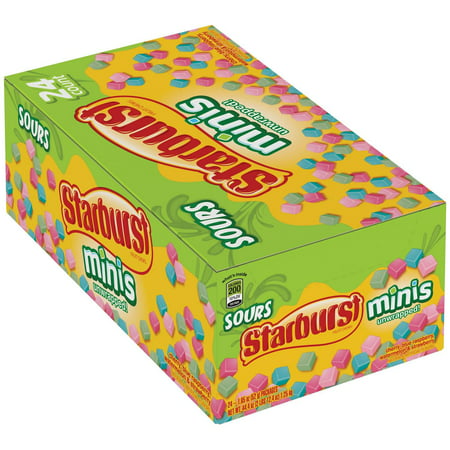 Starburst Minis Sours Fruit Chews (1.85 Oz. 24 Ct.)