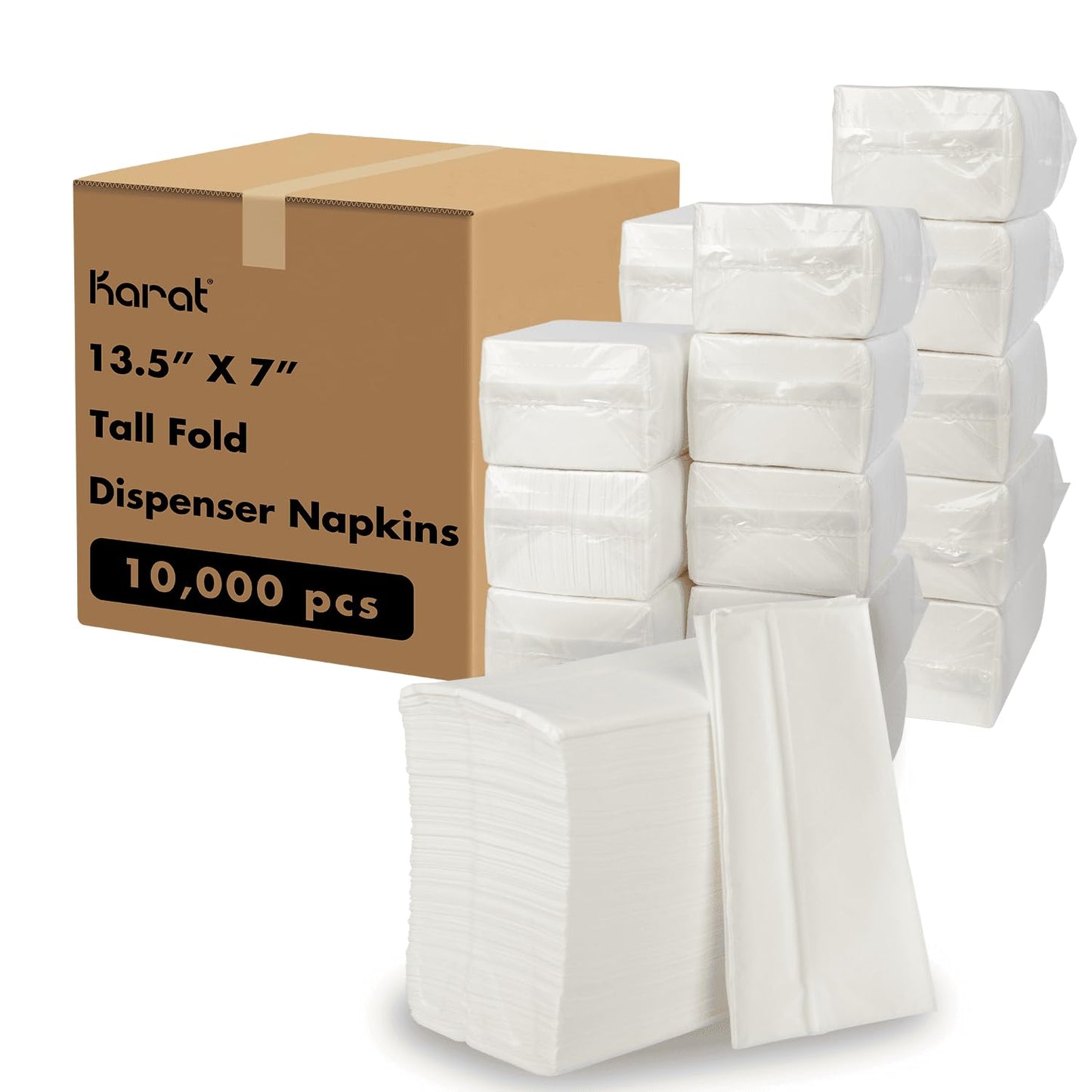 TPS Tall fold napkin 10pk 1000/CS
