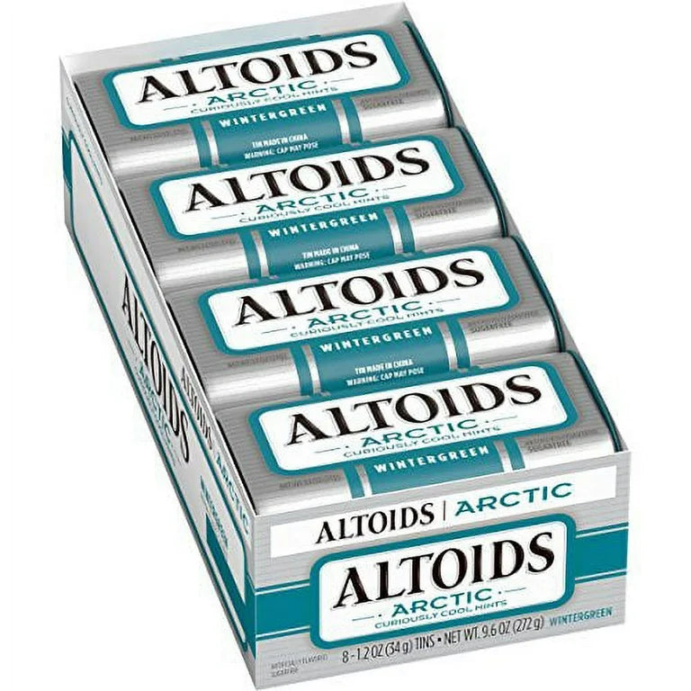 Altoids Arctic Cool Mints Wintergreen 1.2Oz, (8 Count)