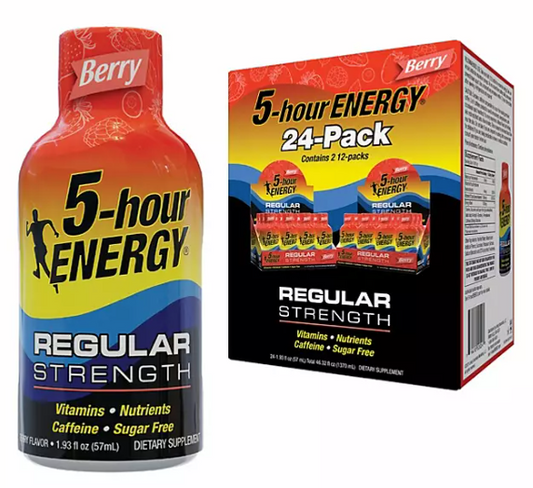 5-Hour Energy 5 Hour Energy Berry, 1.93 Oz, 12-Packs | Quill