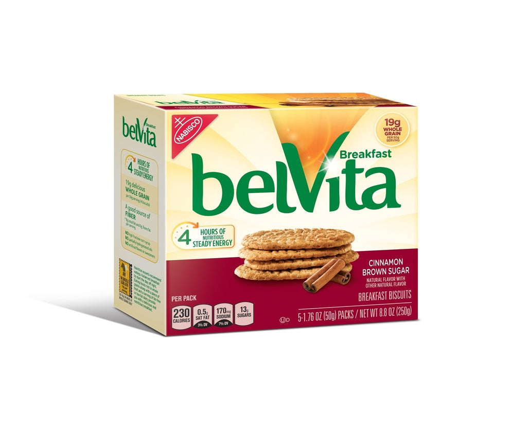 BelVita Cinnamon Brown Sugar Breakfast Biscuits - 8.8oz/5pk