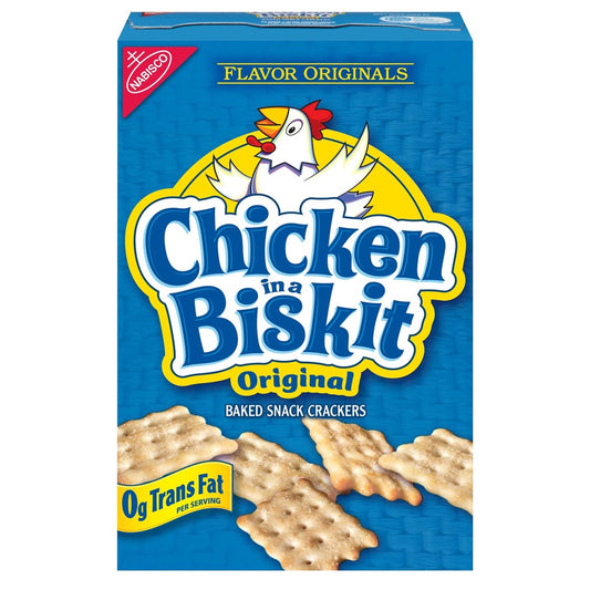 Chicken in a Biskit Original Baked Lunch Snack Crackers - 7.5oz