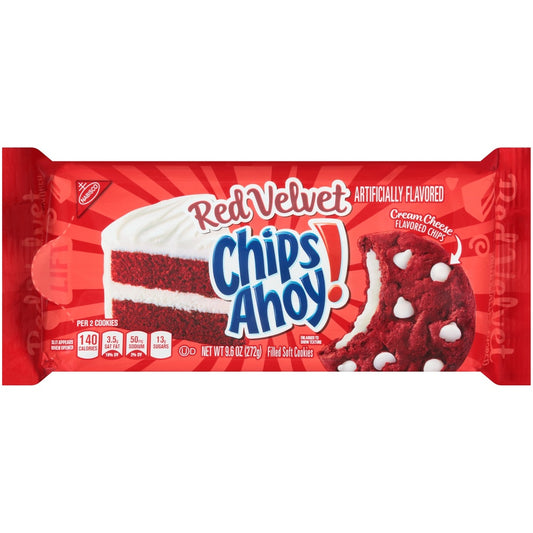 Chips Ahoy Chewy Red Velvet Cookies 9.6Oz