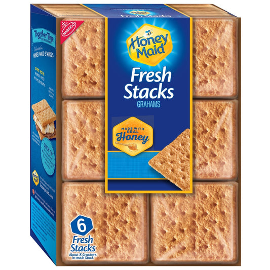 Honey Maid Fresh Stacks Graham Crackers Travel Snacks - 12.2oz/6ct