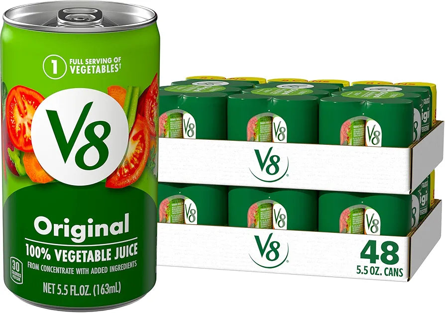 V8 Juice Can Original 33Oz, (8 Count)