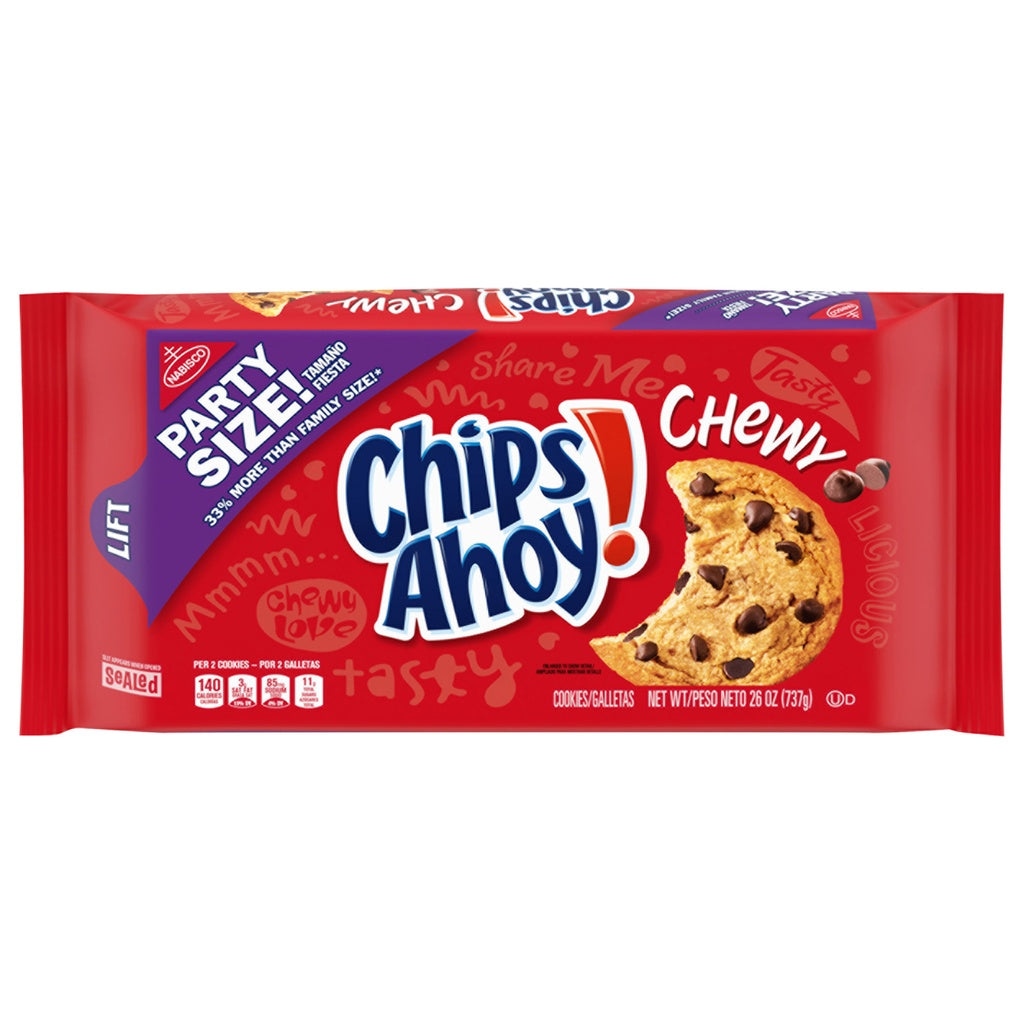 Chips Ahoy! Chewy Chocolate Chip Cookies - Party Size - 26oz