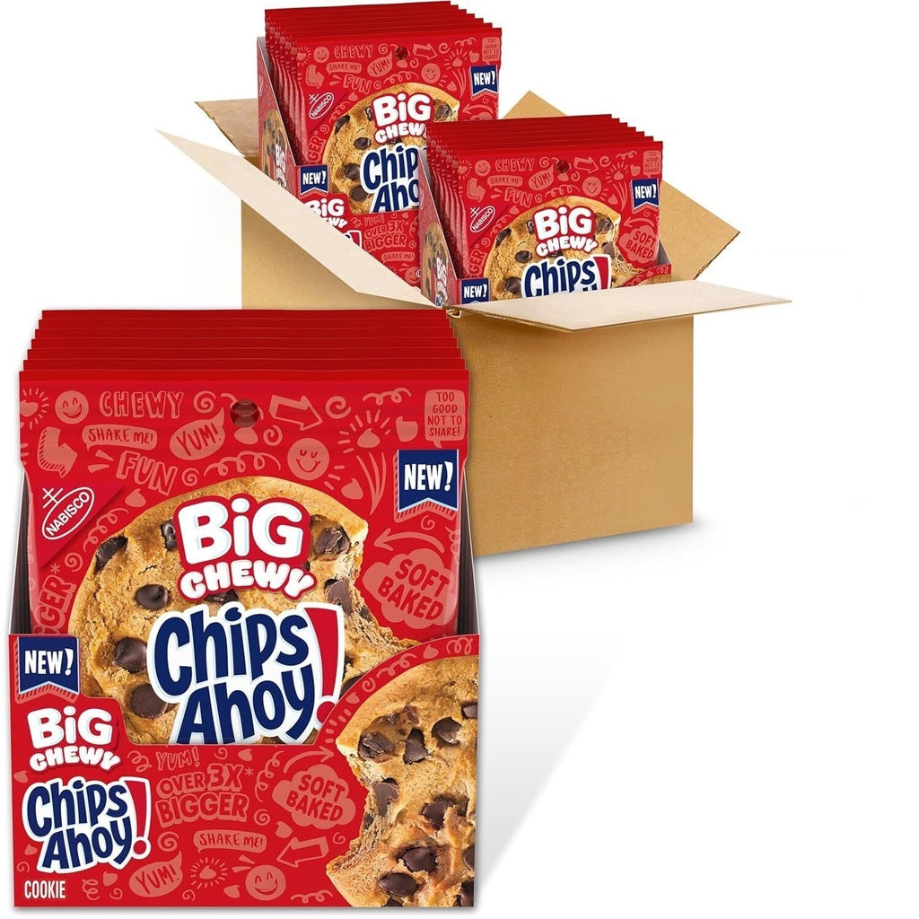 Chips Ahoy! Chocolatey Brownie Big Chewy Chocolate Chip Cookies 2.5oz - 7ct