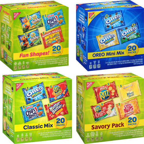 NABISCO Classic Mix Cookies and Crackers Variety Pack - 20oz/20ct
