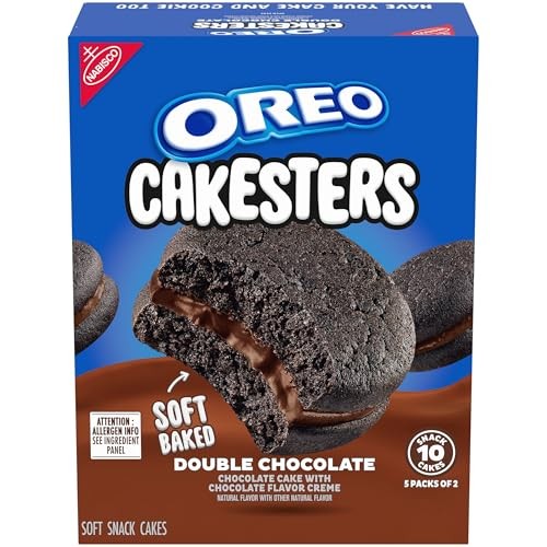 Oreo Double Chocolate Cakesters 285g