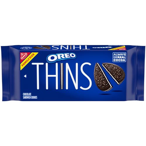 Oreo Thins Chocolate Sandwich Cookies Family Size - 11.78oz
